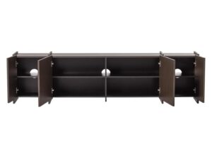 Szafka RTV Brock 200 cm brązowa Woood
