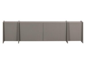 Szafka RTV Brock 200 cm ciepła szarość Woood