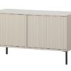 Szafka RTV Gravure z drewna sosnowego 100 cm dust Woood