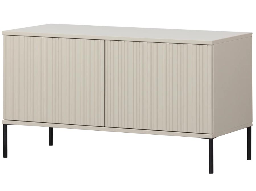 Szafka RTV Gravure z drewna sosnowego 100 cm dust Woood