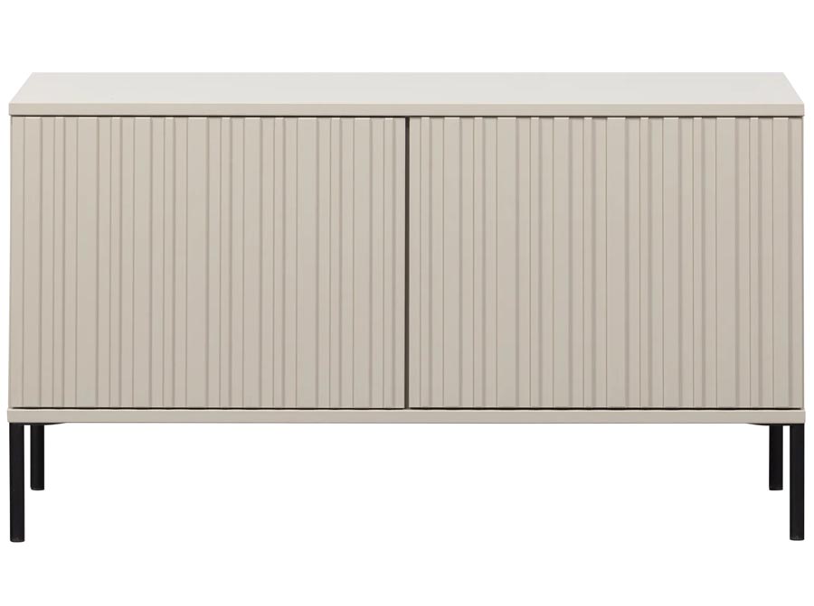 Szafka RTV Gravure z drewna sosnowego 100 cm dust Woood