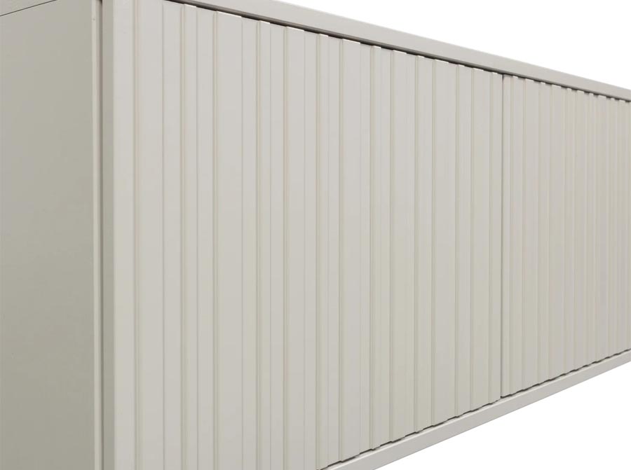 Szafka RTV Gravure z drewna sosnowego 100 cm dust Woood