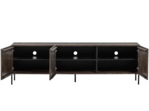 Szafka RTV Gravure jesion brązowa Woood