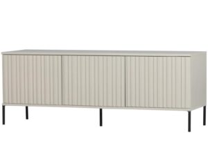 Szafka RTV Gravure z drewna sosnowego 150 cm dust Woood