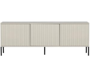 Szafka RTV Gravure z drewna sosnowego 150 cm dust Woood