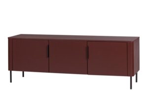 Szafka RTV Gunnar 154 cm burgundowa Woood