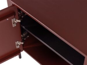 Szafka RTV Gunnar 154 cm burgundowa Woood