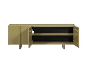 Szafka RTV z drewna sosnowego 152 cm moss Woood