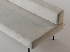 Szezlong 200 cm z podłokietnikiem Clare Absynth