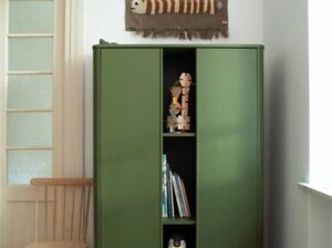 Witryna Dot khaki Wood Luck