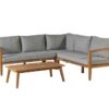 Zestaw ogrodowy Lucca z drewna tekowego outdoor Exotan