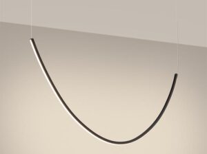 Żyrandol Alvar 1 czarny LED Thoro