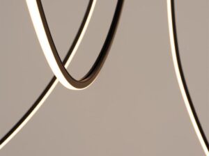 Żyrandol Alvar 3 czarny LED Thoro