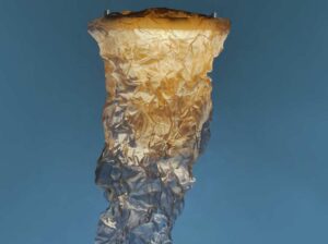 Żyrandol Mesh złoty Gie El