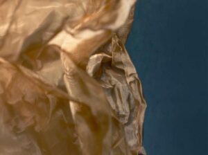 Żyrandol Mesh złoty Gie El