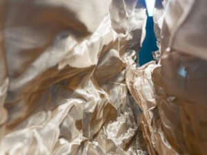 Żyrandol Mesh złoty Gie El