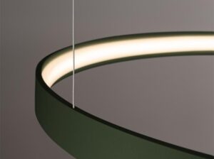 Żyrandol Rio oliwkowy LED Thoro